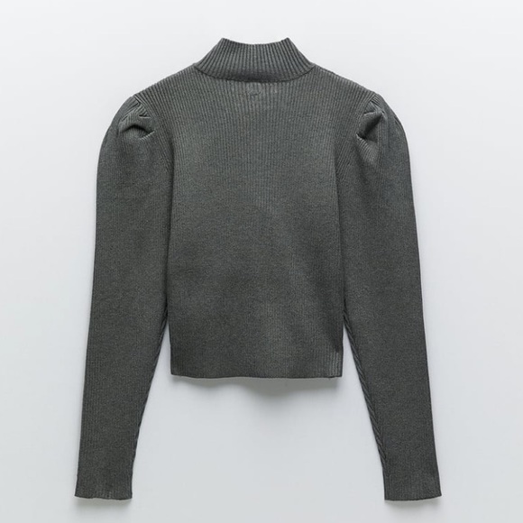 ZARA RIBBED CARDIGAN - Picture 11 of 15